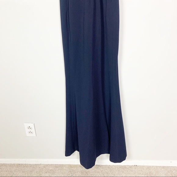BHLDN Classy Navy Maxi Dress Criss Cross Straps 10 - Picture 8 of 14